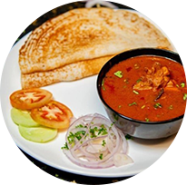 SPL CHICKEN CURRY DOSA